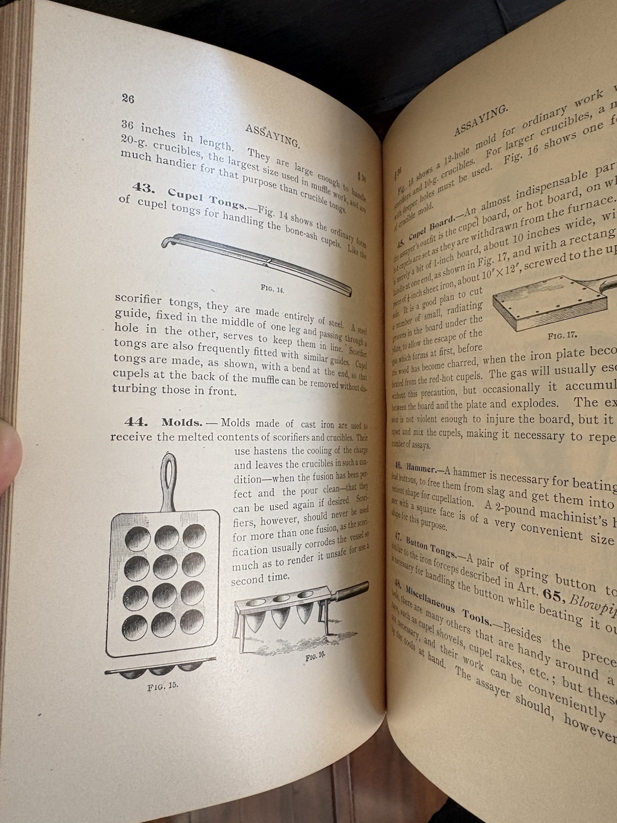 I.C.S. Blow Pipe,mineralogy,Assaying,Geology & Chemistry Book For Assaying Mine