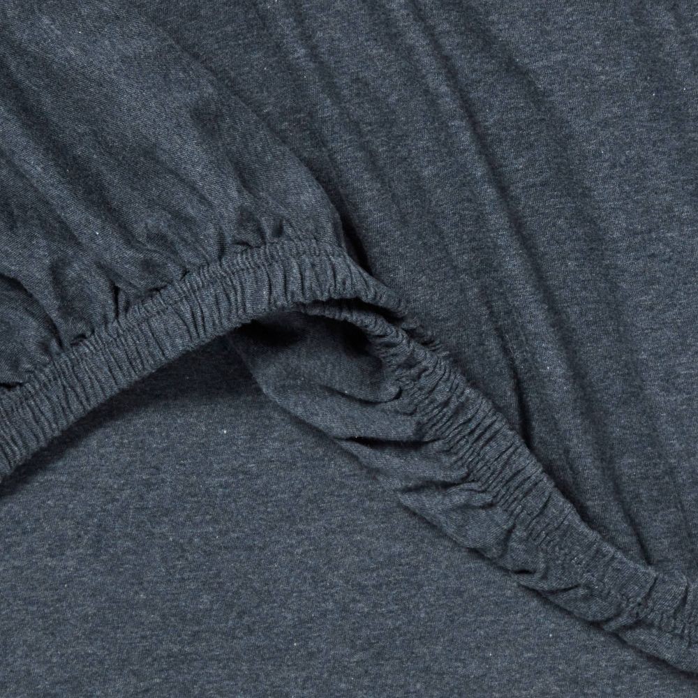 Full Cotton Jersey Sheet Set Heather Blue - Threshold: 4-Piece,