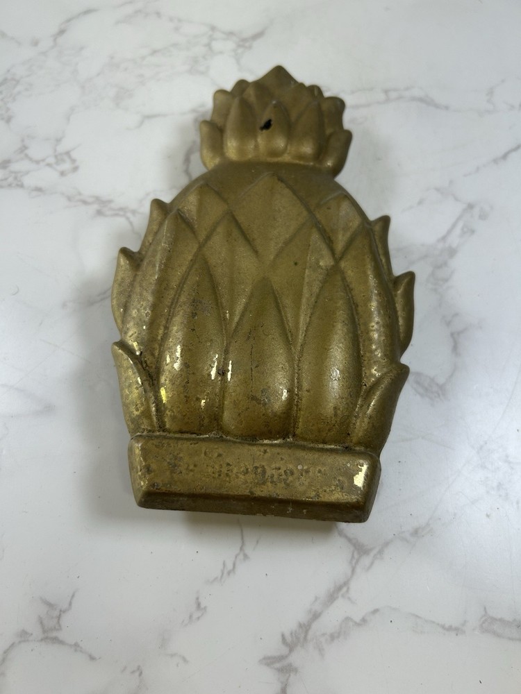 Vintage Solid Brass Pineapple Door Knocker