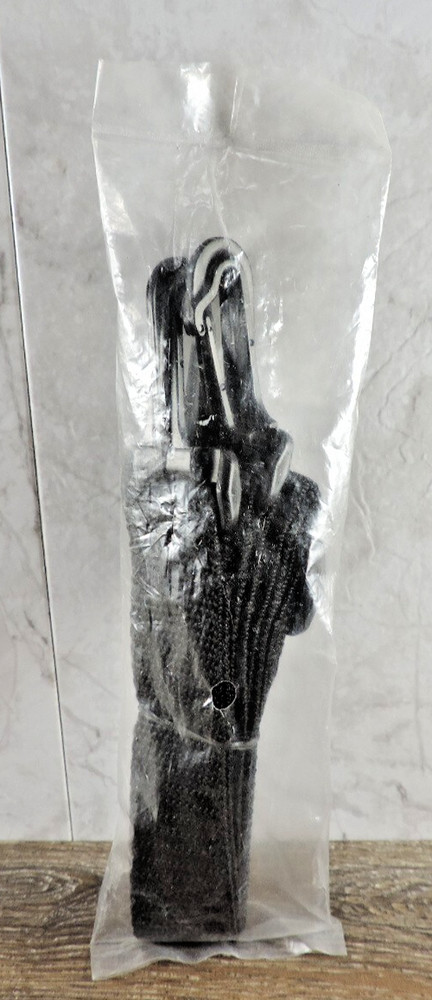 1" Adjustable Black Nylon Bag Strap 44" Max Length