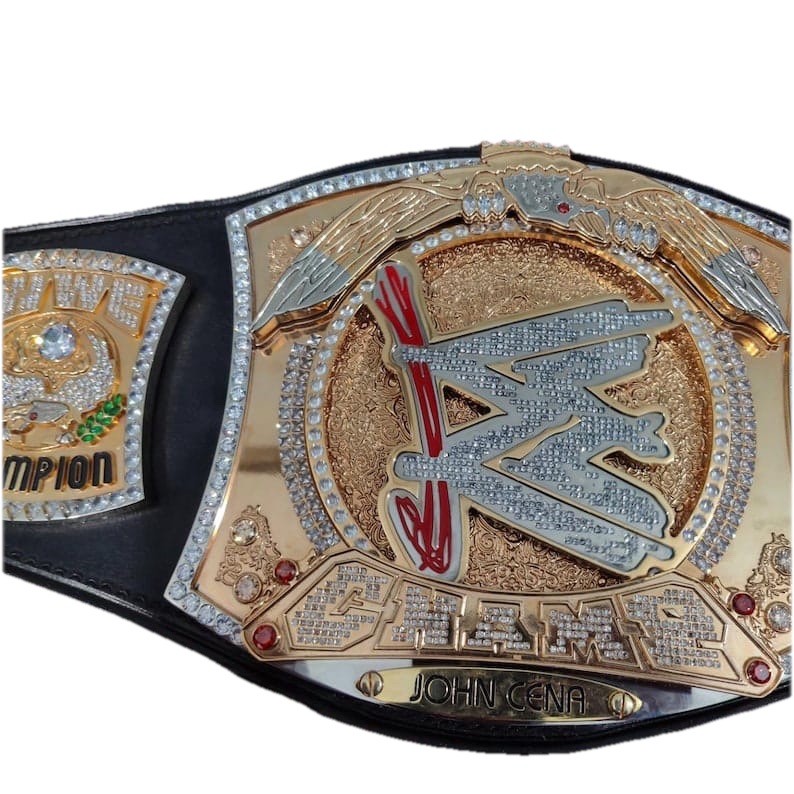 World Heavyweight Wrestling Spinner Championship Belt Original Adult Size 4MM