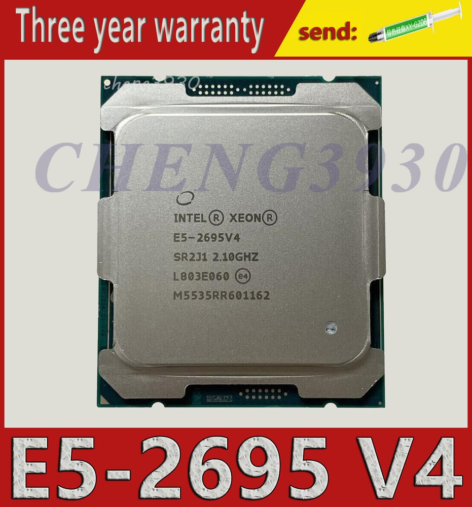 Intel Xeon E5-2695 v4 CPU processor SR2J1 2.1GHz 18Core 36Thread 120W LGA2011-3
