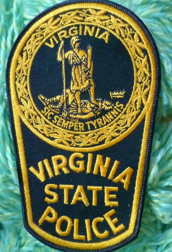 Patch US Army Virginia State Police Patch 165x105 mm NEW*
