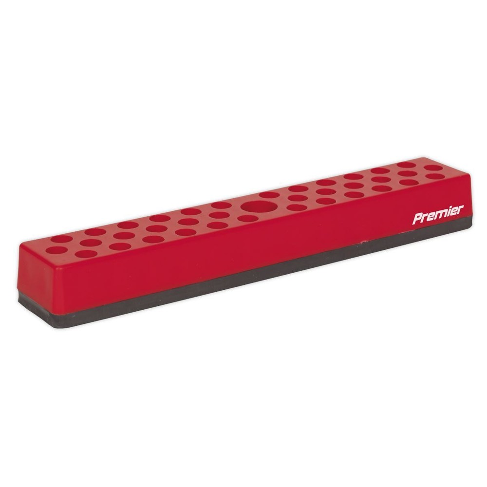 Sealey Magnetic Bit Holder 1/4" Hex Screwdriver Bits Drill Storage Rail 36