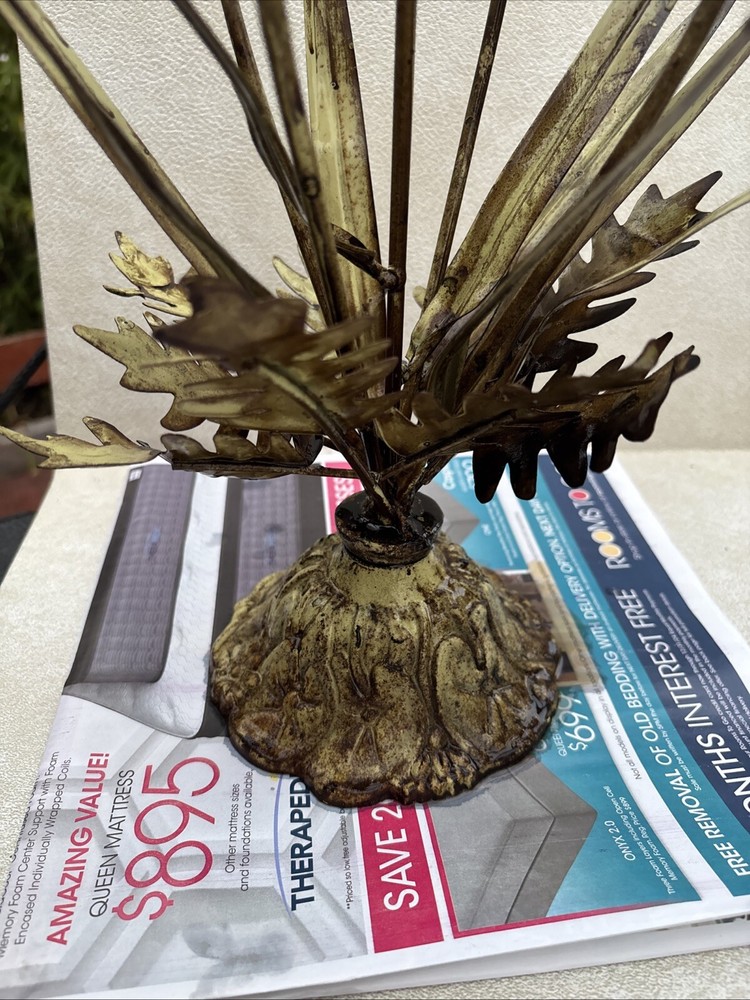 Mid-Century Max Howard Toleware Candelabra