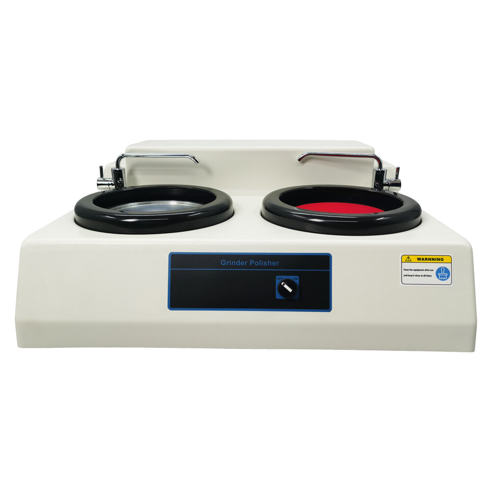 Tabletop Double Disk Metallographic Sample Pregrinding Polishing Machine 110V