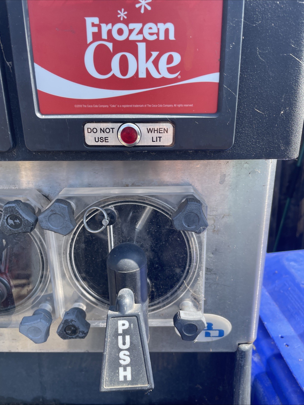 Slushy Machine Double Syrup Frozen Beverage Drink FBD 352 For Repair Or Parts.