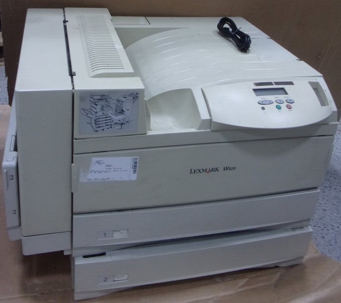 Lexmark 4025-001 W820 Network Laser Printer USB SEE NOTES