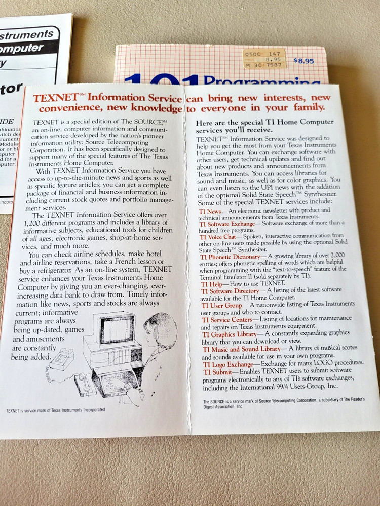 1983 101 Programming Tips & Tricks for the TI-99/4A Home Computer Plus Extras