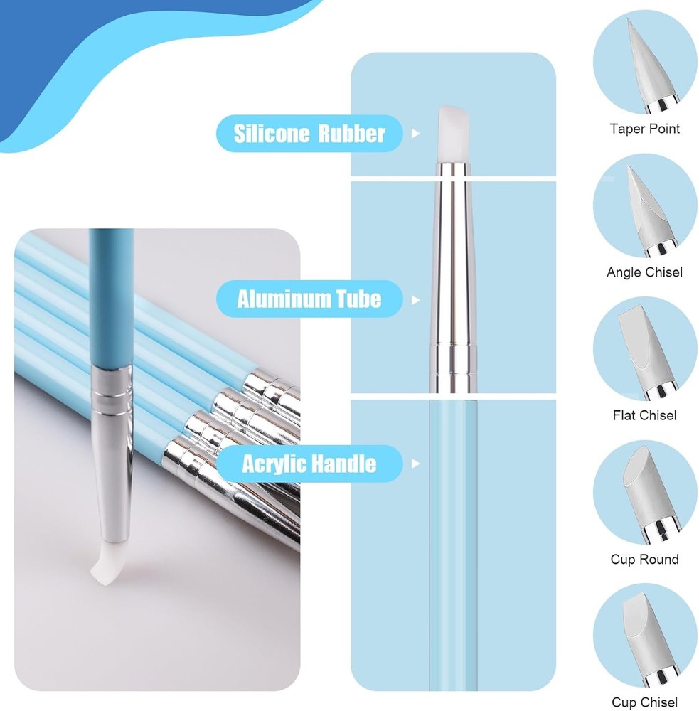 Dotting Tools, Silicone Clay Sculpting Tool