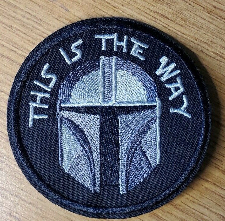 Star Wars Mandalorian This Is The Way Circle Patch 3 inch patch B