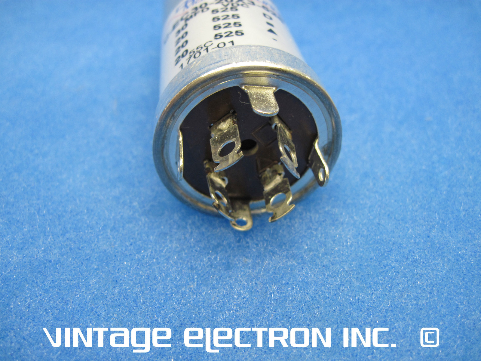 NEW Quad Multi Section Can Capacitor: 30/20/20/20uF @ 525VDC - Dynaco Stereo 70