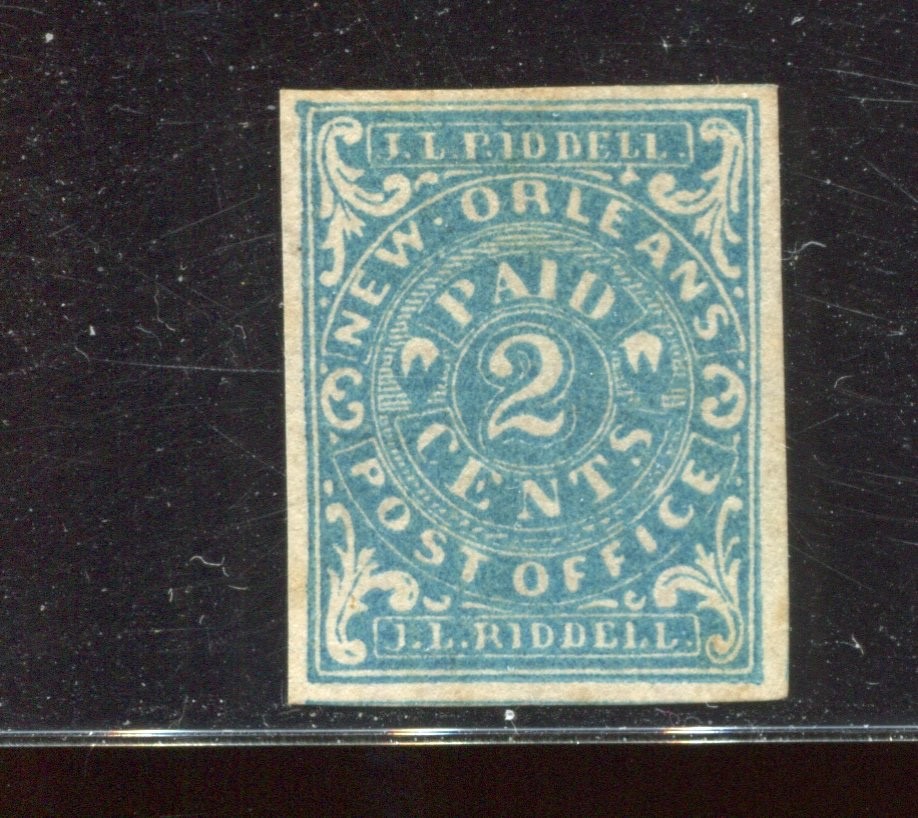 62X1 Confederate States New Orleans Provisional Mint Stamp BX6972