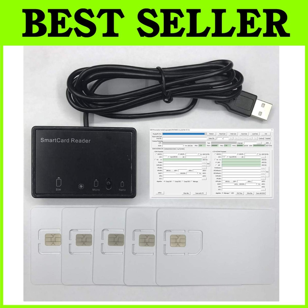 Programmable 4G LTE USIM Cards + SIM Personalize Tools