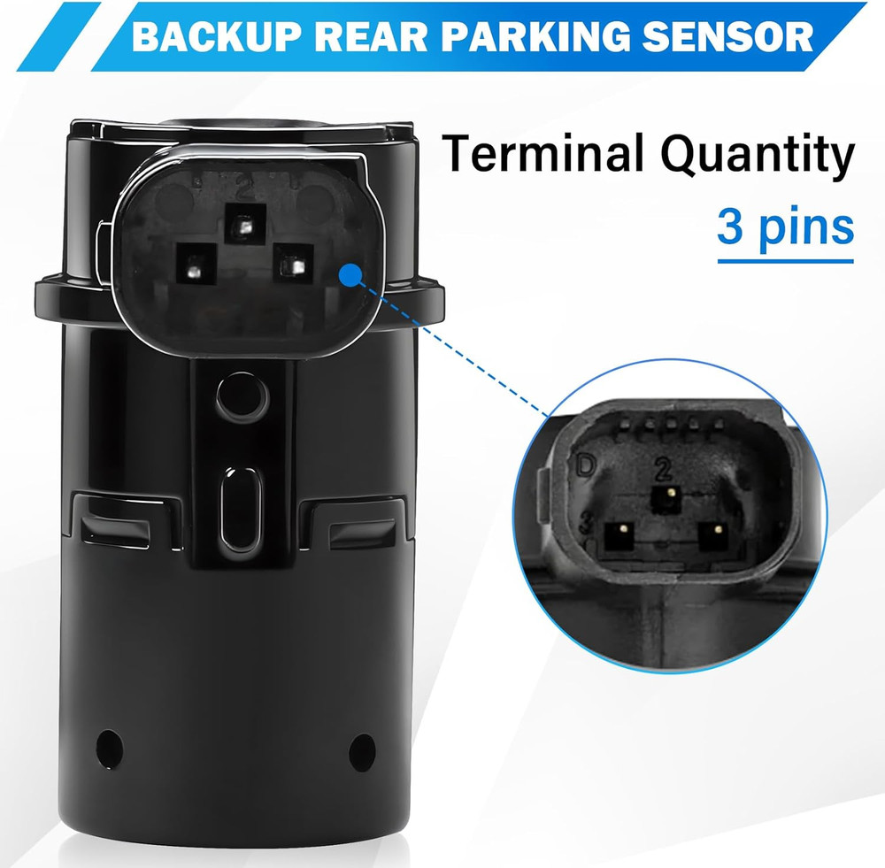 Yikesai 4X Backup & Reverse Sensor Kit, Rear Parking Assist Sensor Compatible wi