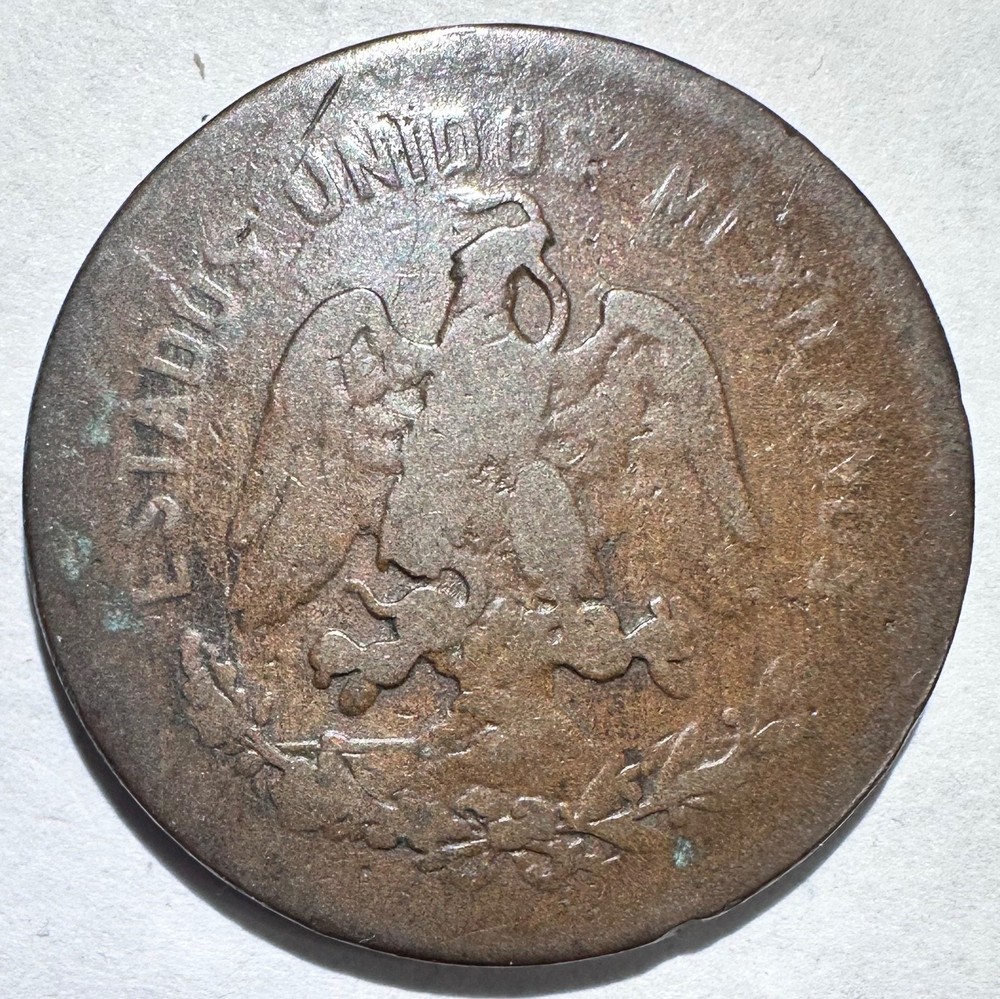 1918 Mexico 5 Centavos, G Rare Date!