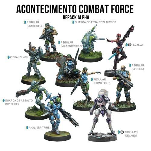 Infinity PanOceania Acontecimento Combat Force Repack Alpha  CVB281253