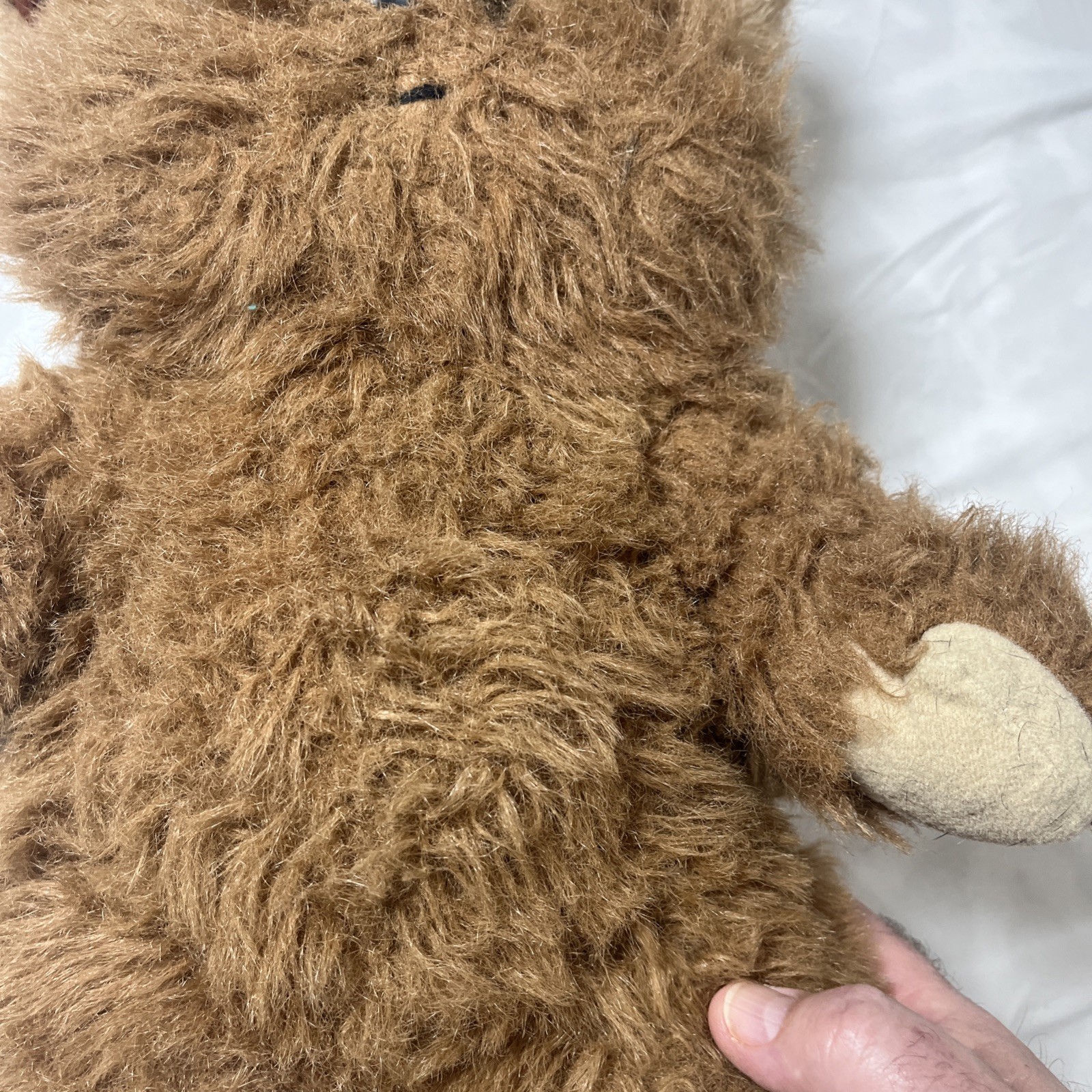 Star Wars Wicket The Ewok Plush Lucasfilm 15" 1983 Shaggy No Hood Vtg Kenner