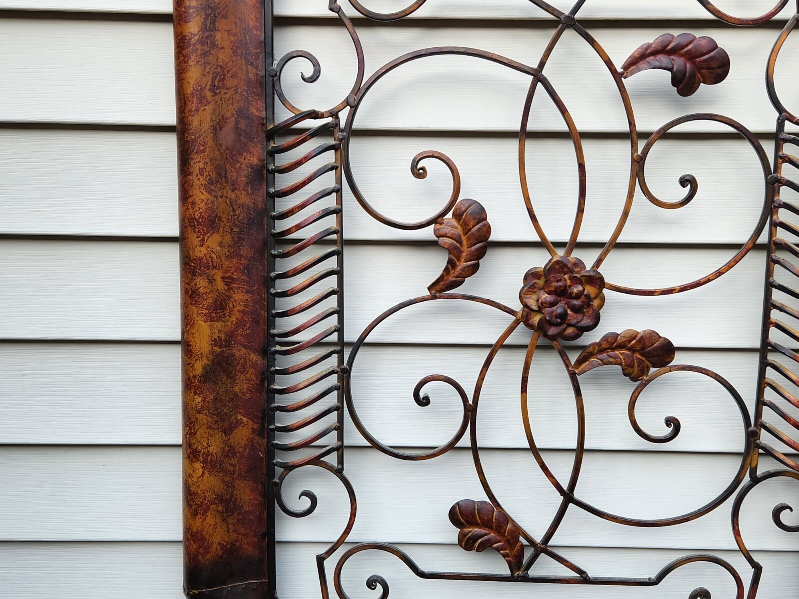 Metal Wall Art Sculpture 27" x 36" Large Distressed 12 - 14 LBS Heavy