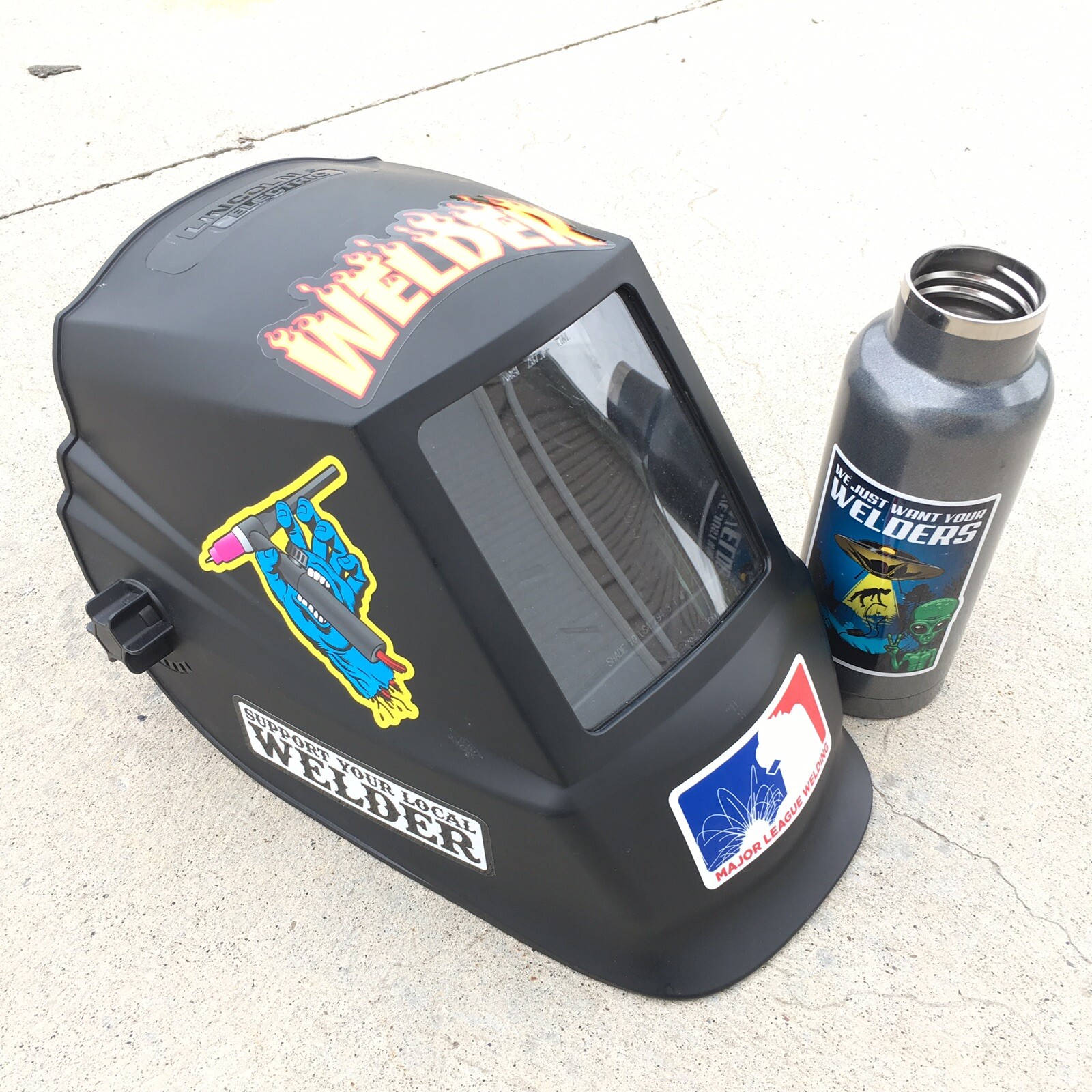 SUPER WELDER PACK 40+ Hard Hat Stickers HardHat Sticker & Decals, Welding Hood