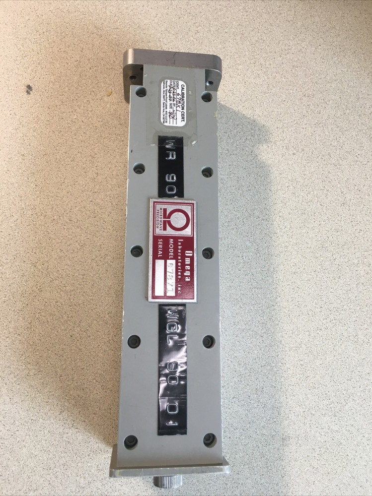 MICROWAVE PRECISION OMEGA LABORATORIES  Model 678X1 WR90-WGL 90   01