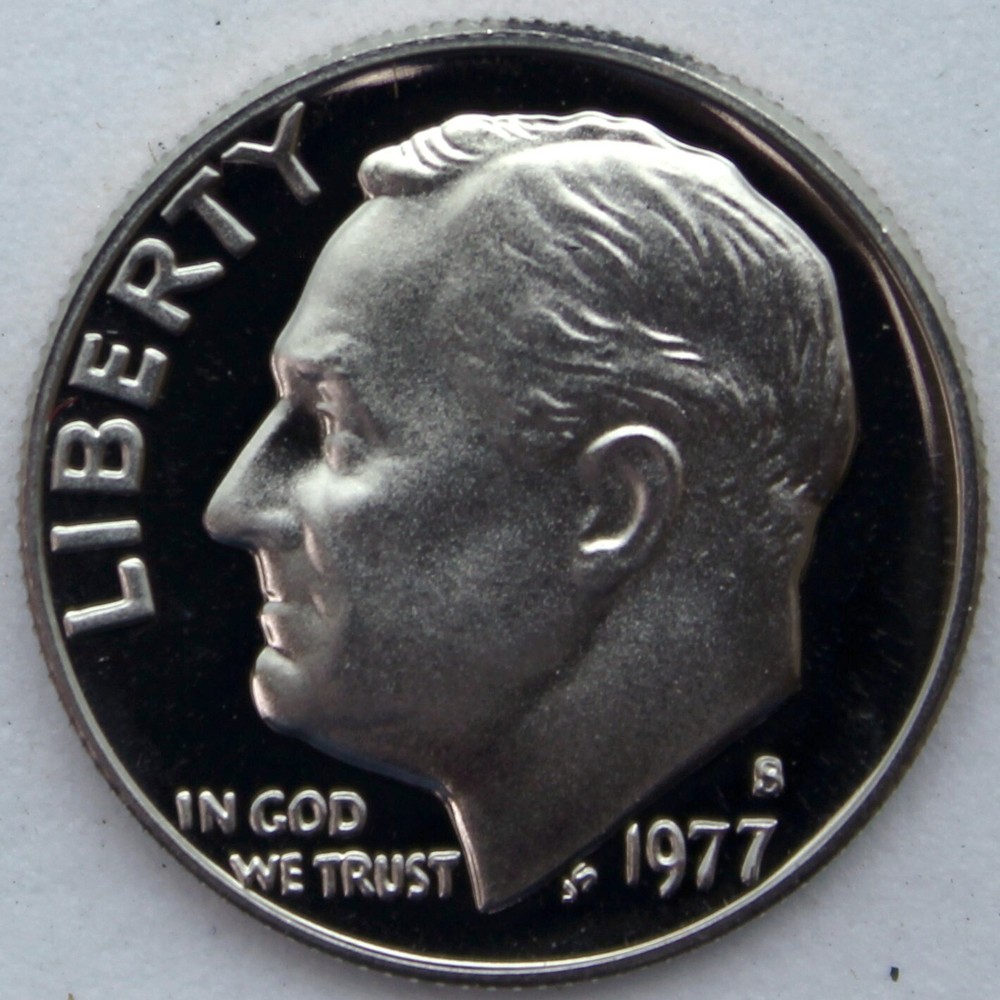 1977-S Proof Roosevelt Dime