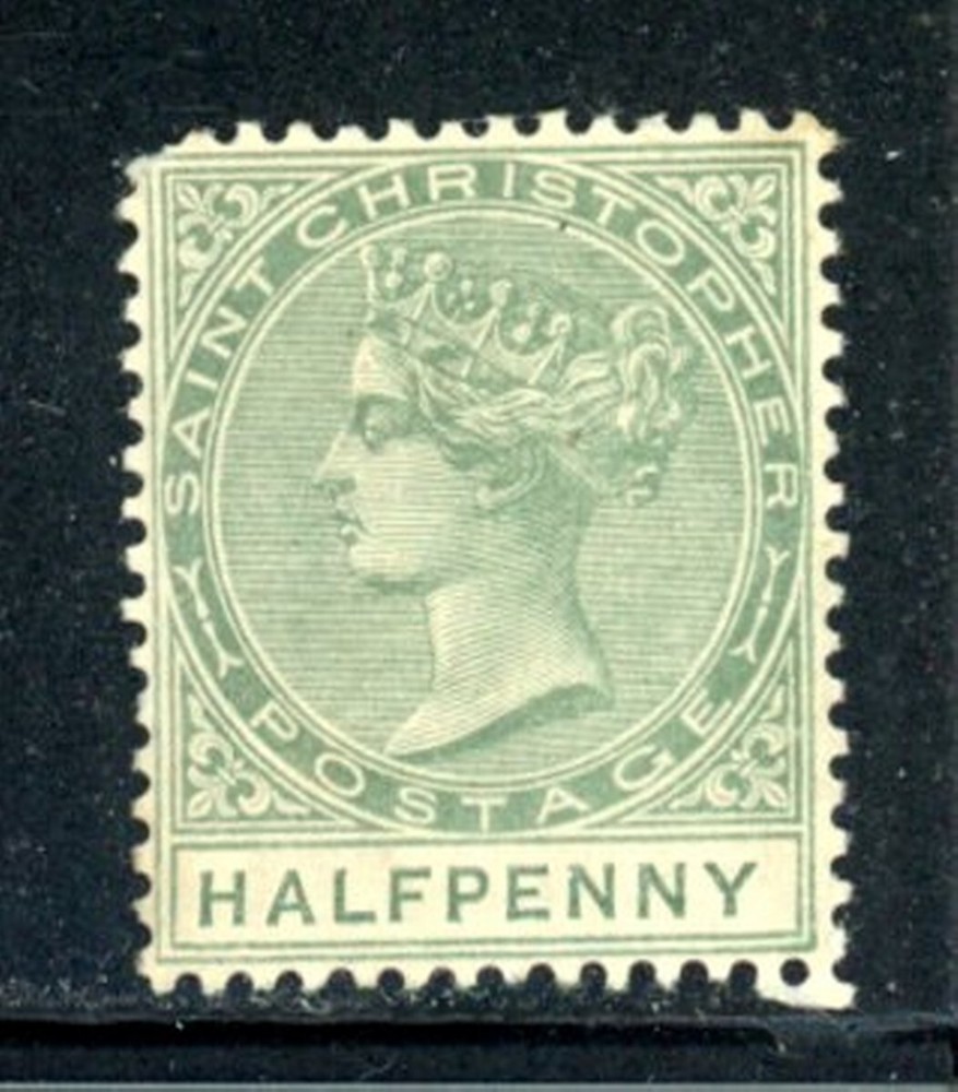 St. Christopher Scott # 8 - MNH - CV=$6.75                   (8-C186)