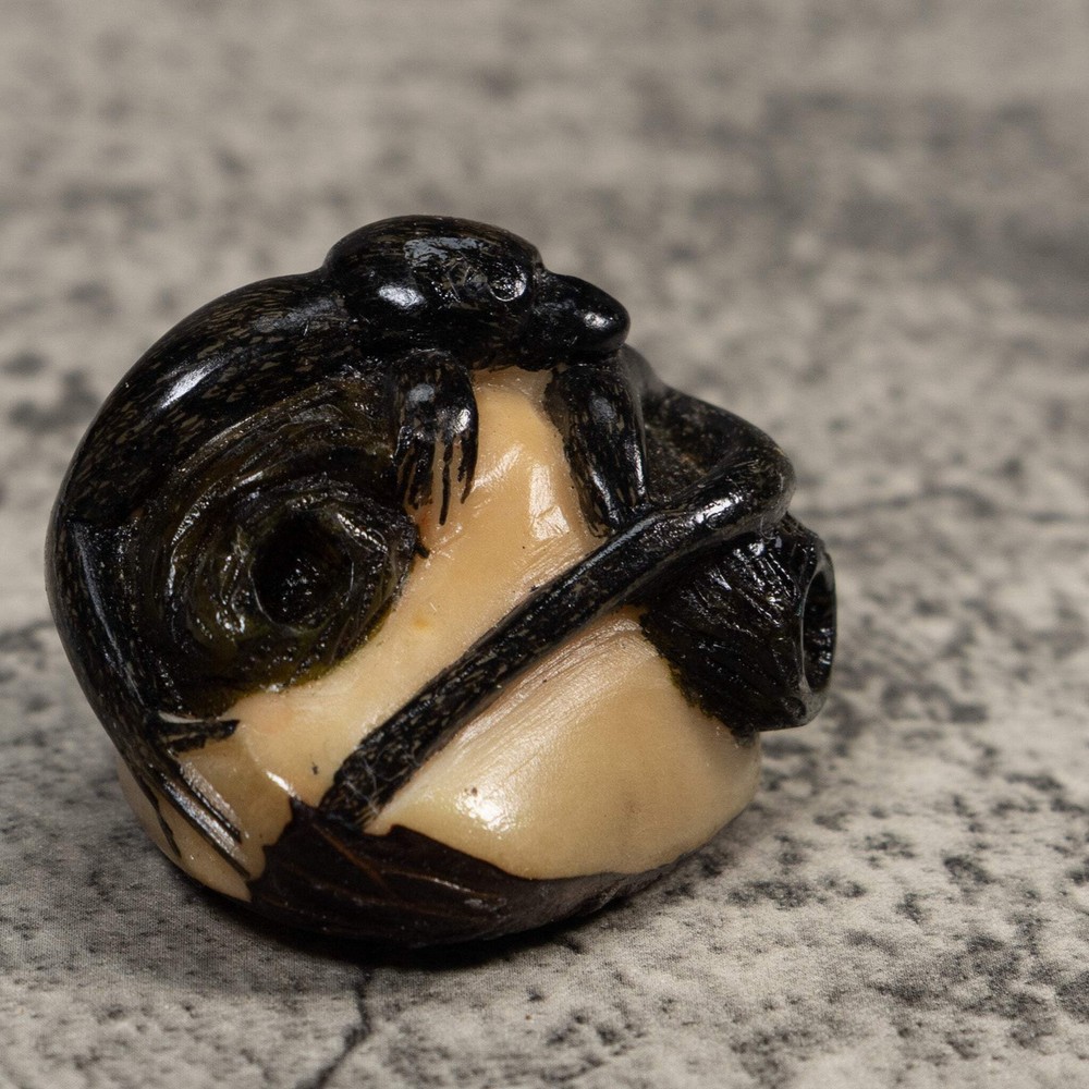Black Howler Monkey Tagua Carving