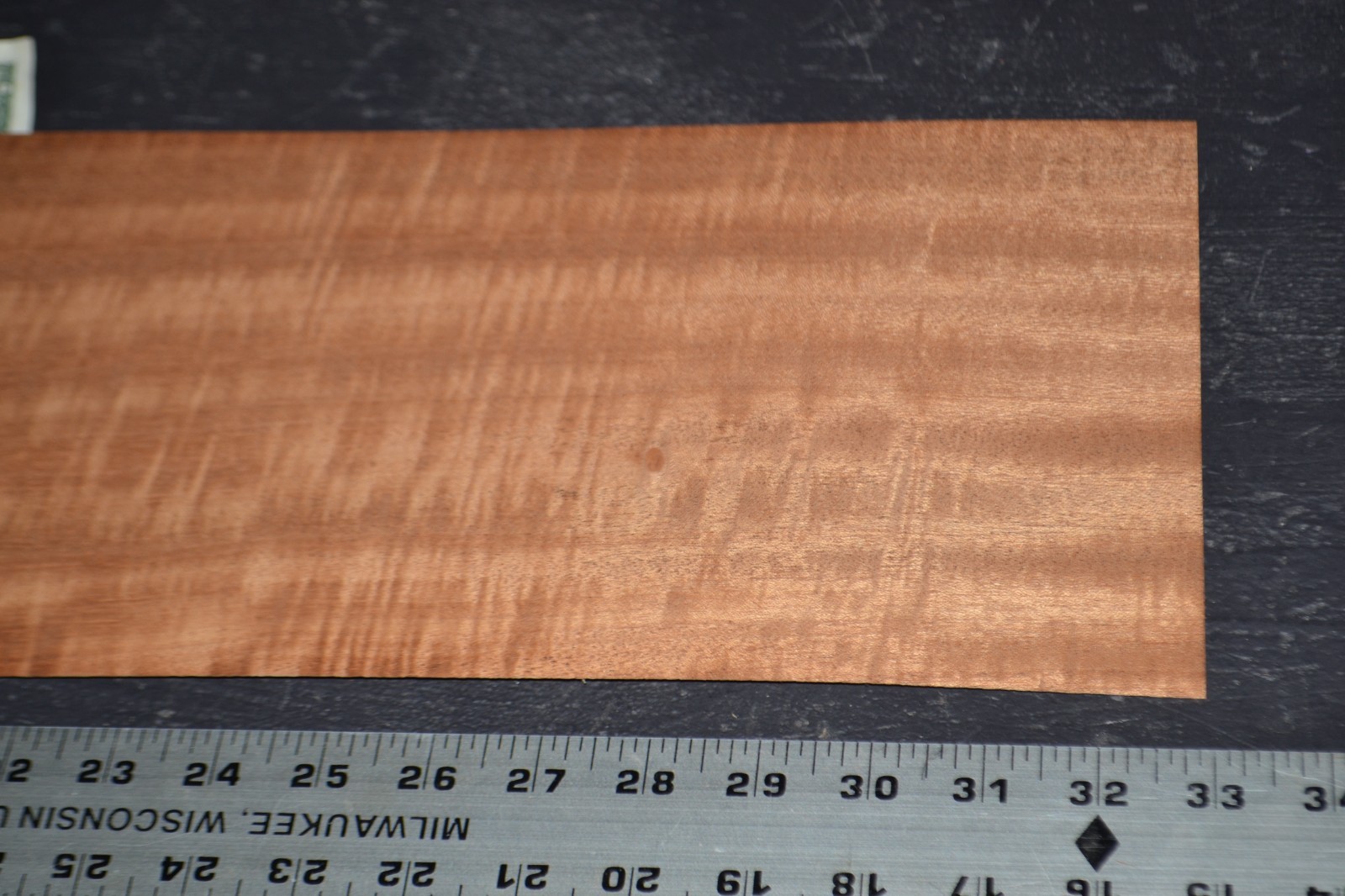 Mahogany Raw Wood Veneer Sheet 7 x 33 inches 1/42nd BLEMISHED 42084-27