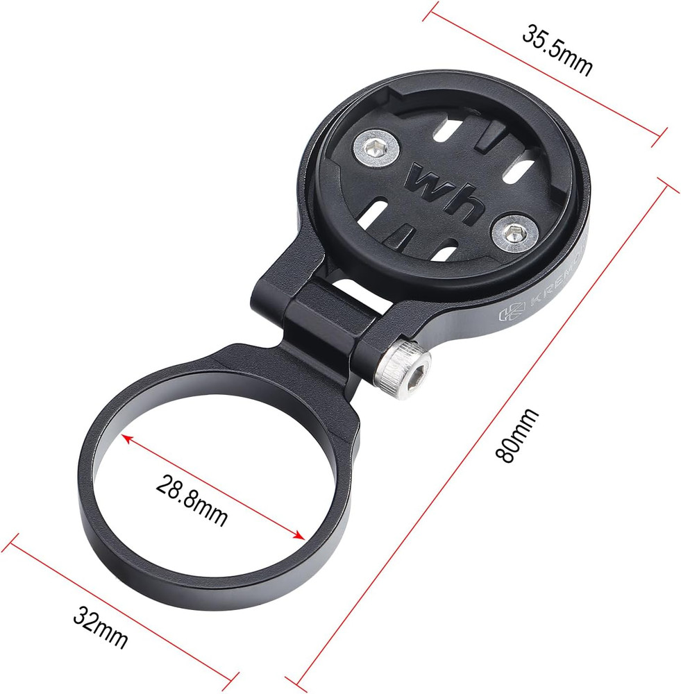 Bike Stem Mount Adjustable Bicycle Computer Mount for Wahoo Elemnt Bolt and Mini