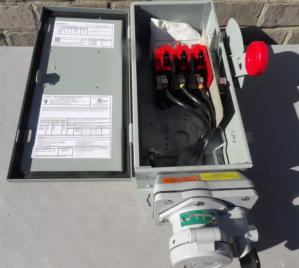 NEW APPLETON WRDK 6034 600V 3 Pole WSRD63542