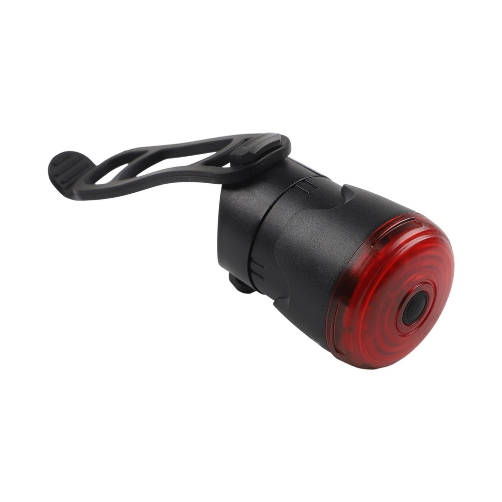 LED Tail Light with Domed Lens for Increased Side Visibility While Riding