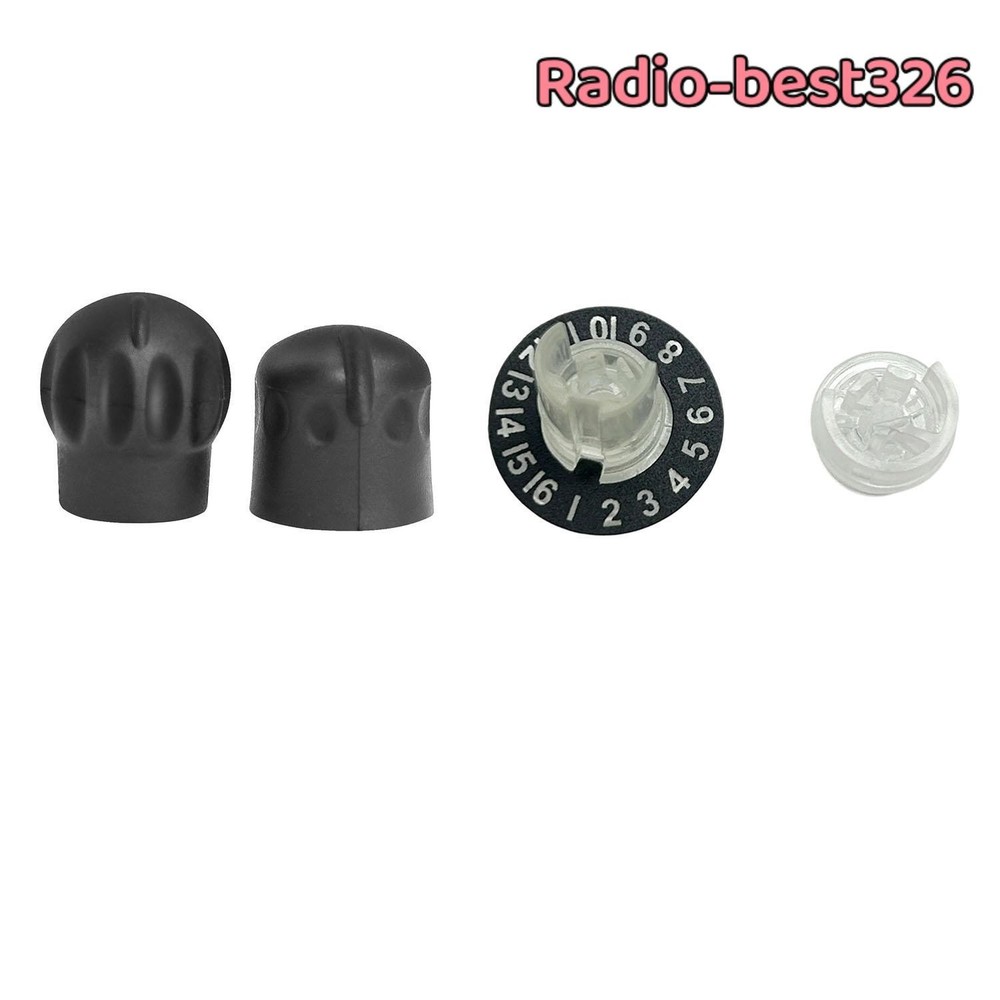 Black Frequency & Channel Knob &Insert Retainer knob For XTS5000 XTS3000 Radio