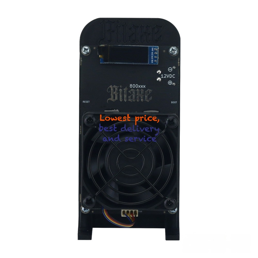 1PC Bitaxe GT800 2.5TH/s 60W Silent Bitcoin Miner 2xBM1370 for SHA-256 Algorithm