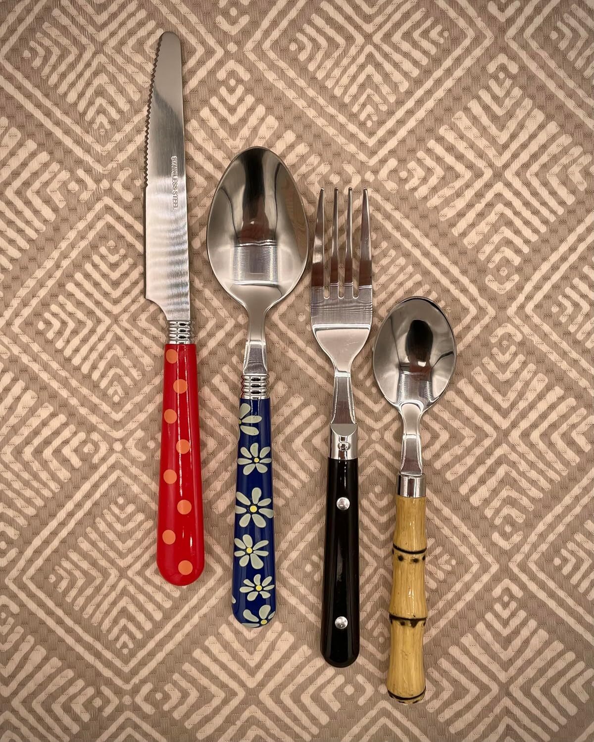 The Original Brink House Eclectic Collection Mix Match Stainless Steel Cutlery