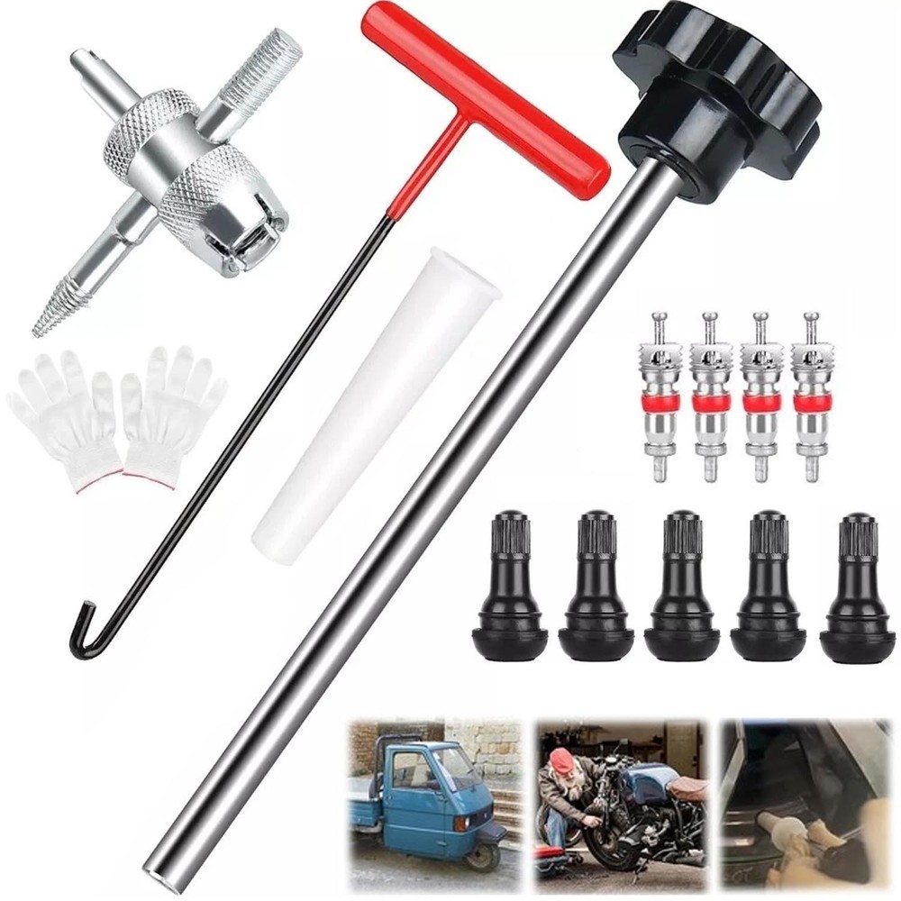 Quick Change Tire Valve Tool Kit Replacement Quick Change Tire Valve Core Tool