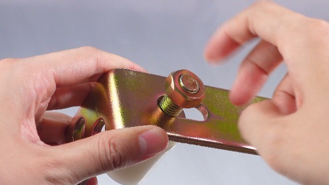 4 Pack Adjustable Slide Gate Guide Roller Kit - Dual Nylon Rollers, 2-5/16" Capa