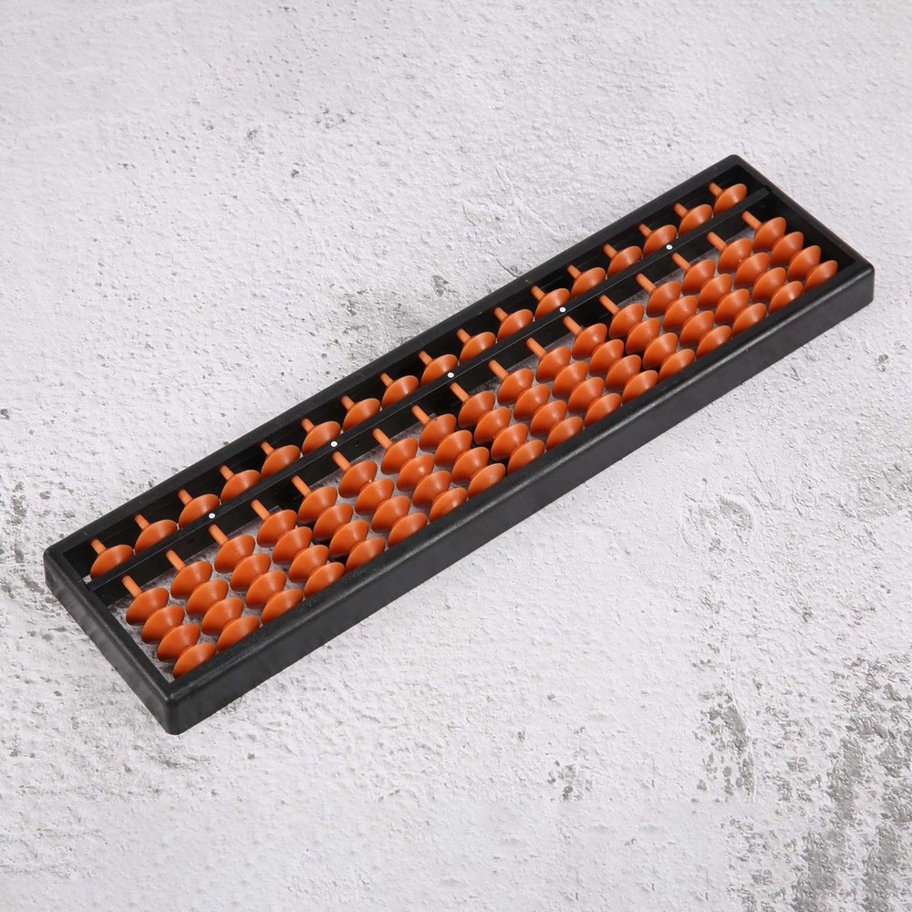 Plastic Abacus Arithmetic Abacus Kids Calculation Tool 17 digits Z4K82485
