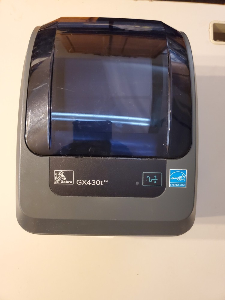 ZEBRA GX430t THERMAL BARCODE LABEL PRINTER .