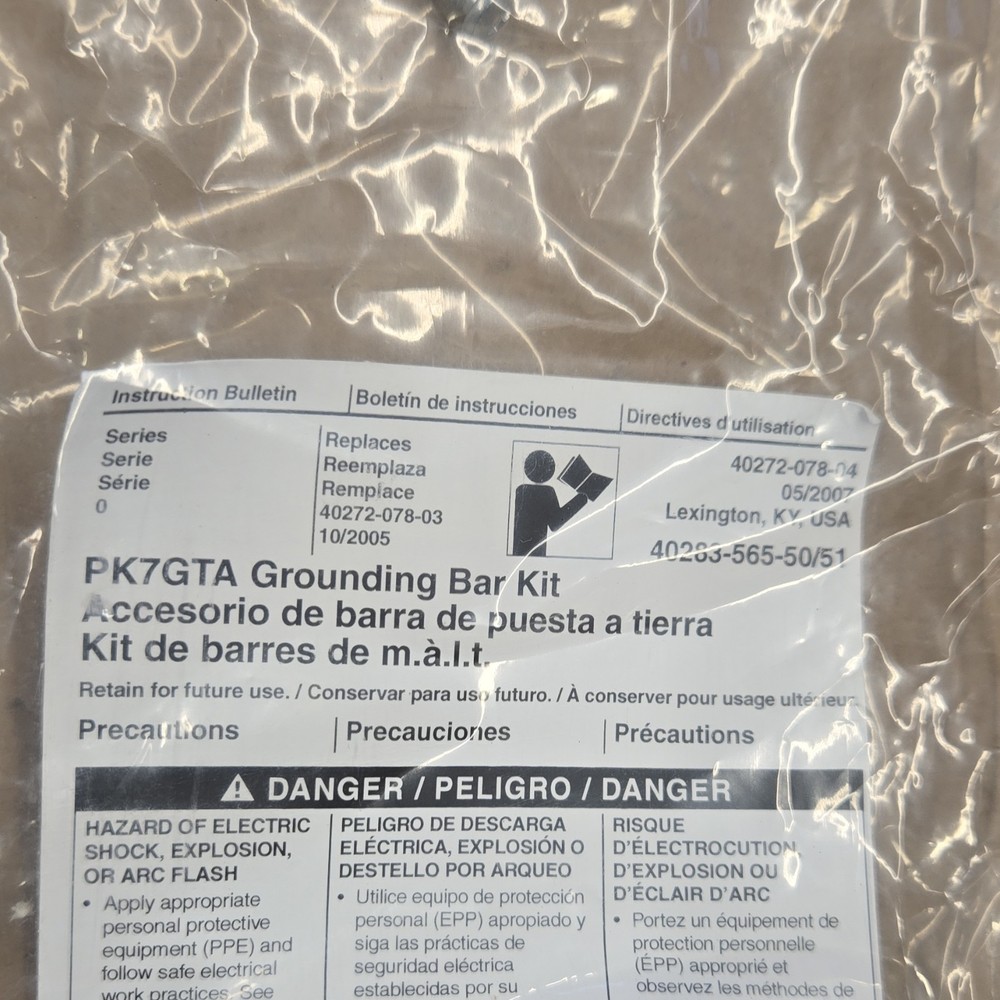 Grounding Bar Kit SquareD PK7GTA for Electrical Panel