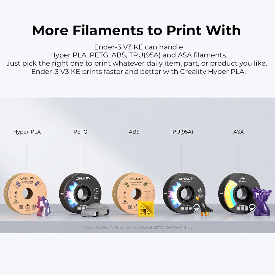 【Refurbished】Creality Ender 3 V3 KE 3D Printer CR Touch Auto Leveling Upgraded