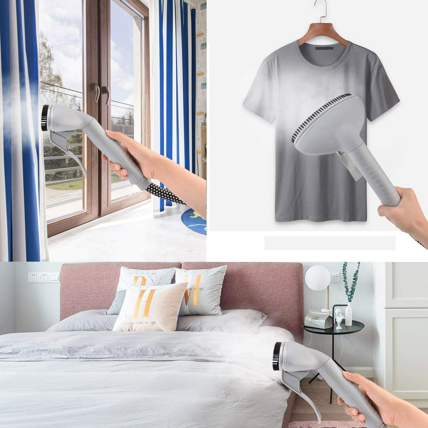 PowCube Garment Steamer,Standing Clothes Steamer with Clothes Hanger