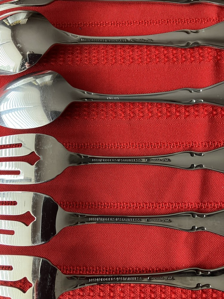Oneida Arbor Rose Flatware - 14 Replacement Pieces Stainless Spoon Fork Knife