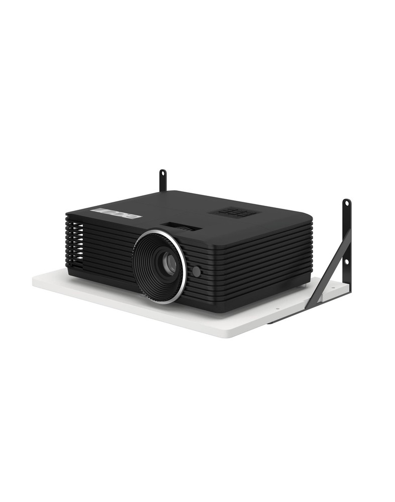 Black White Small Mini Projector Shelf for Wall, Cable Box/Router Shelf,Float