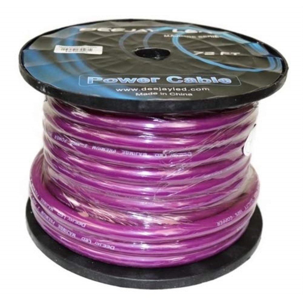 2 Gauge 72 FT 100% Copper Power Cable Us