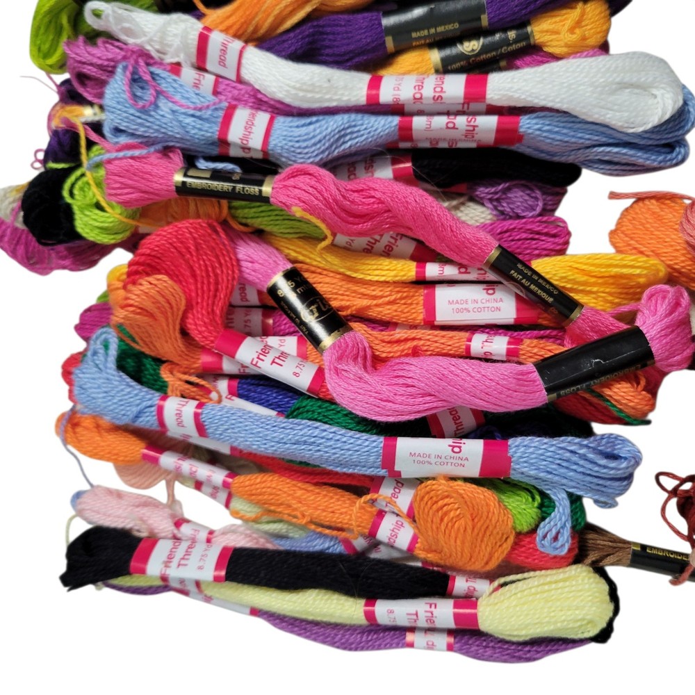 150+ Assorted Embroidery Floss DMC IRIS FRIENDSHIP THREAD