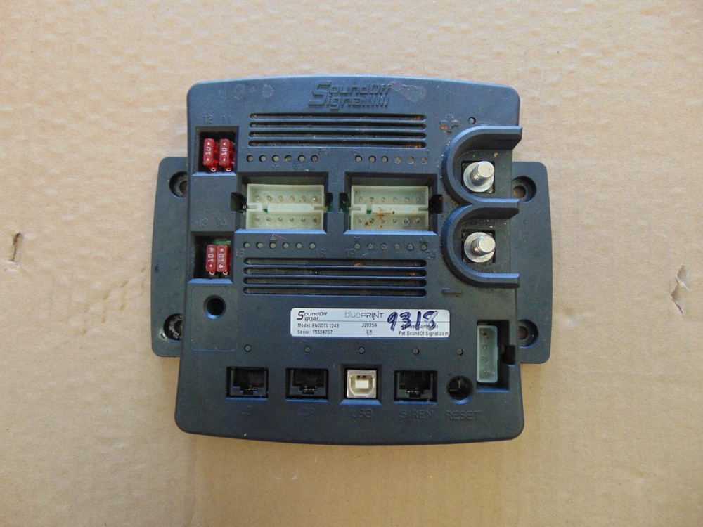 SOUNDOFF SIGNAL BLUEPRINT MODEL ENGC01243 CENTRAL CONTROLLER #9318