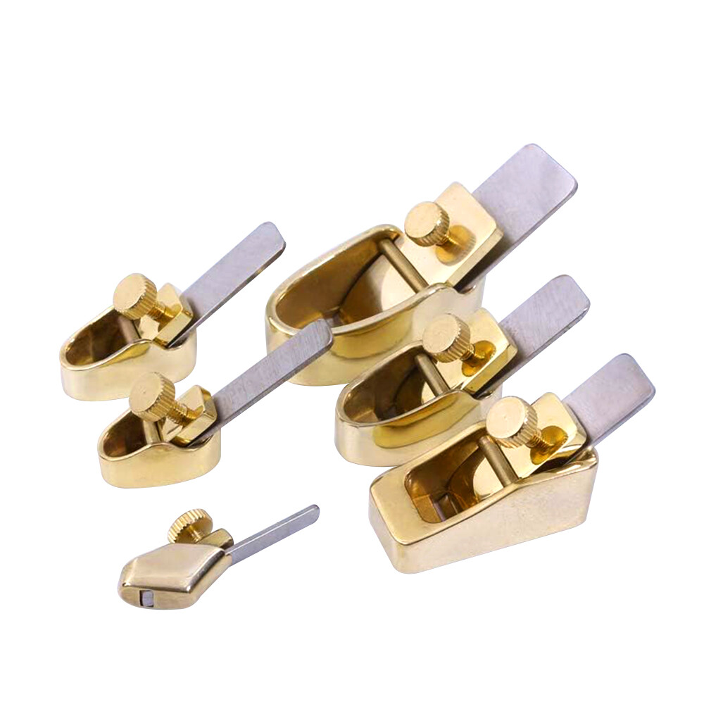 6pcs Brass Plane tool luthier tools violin Viola Cello Special tools Convex bott