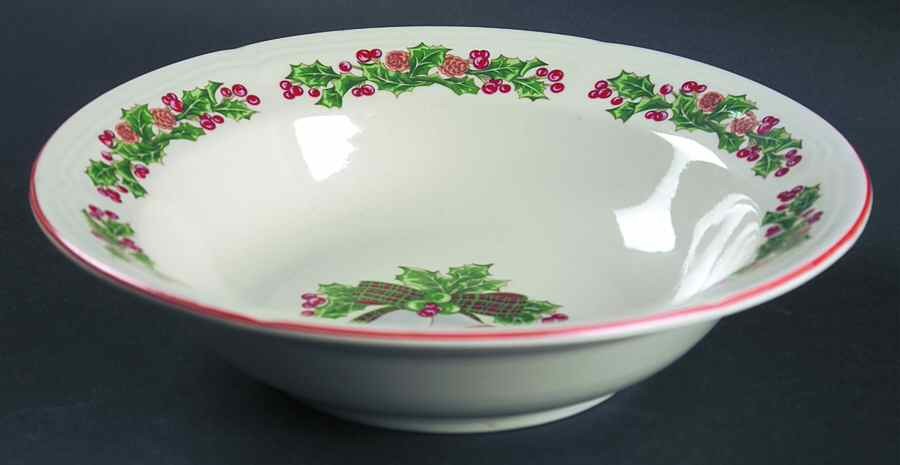 Sango Jingle Bells Round Vegetable Bowl 651080