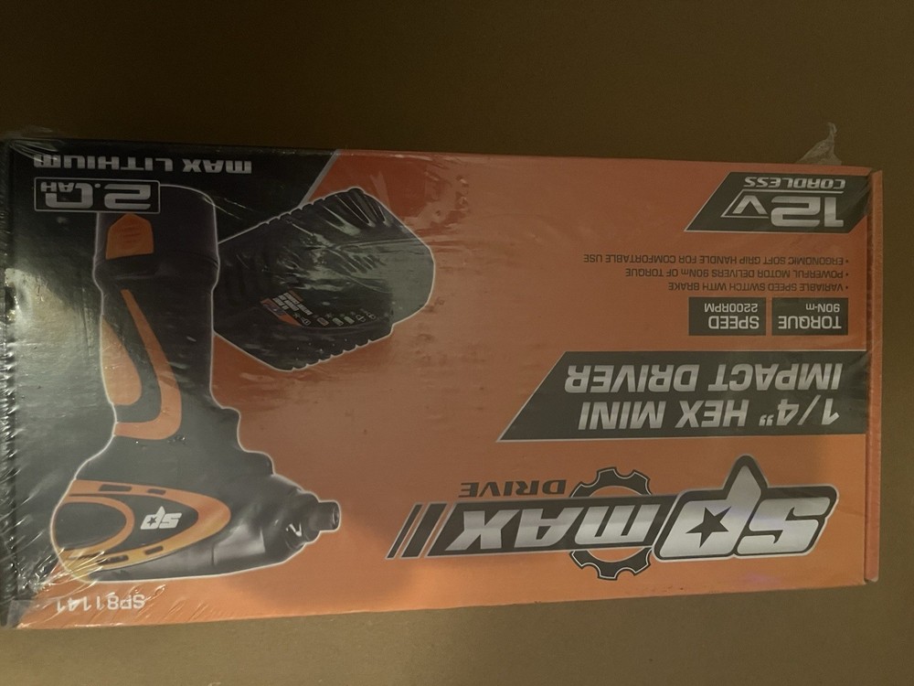 12 Volt 1/4” Cordless Hex Mini Impact Driver Sealed